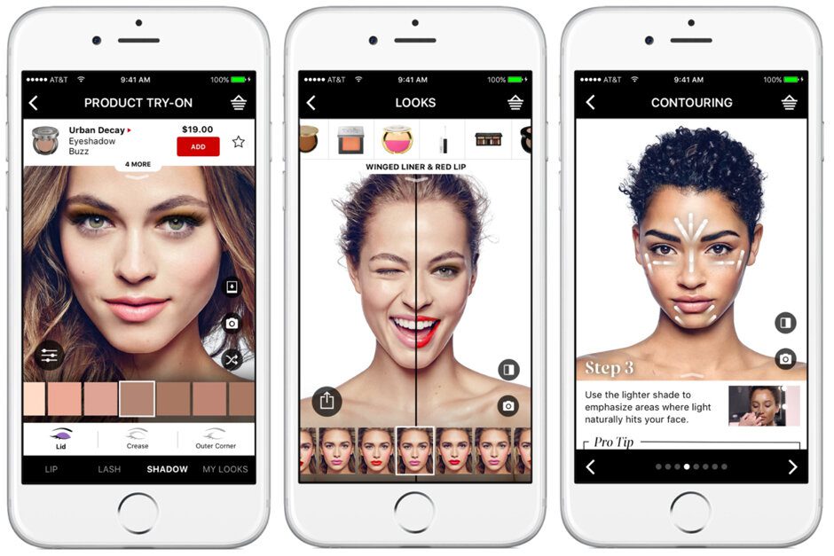 Sephora AR App for Virtual Makeup Testing